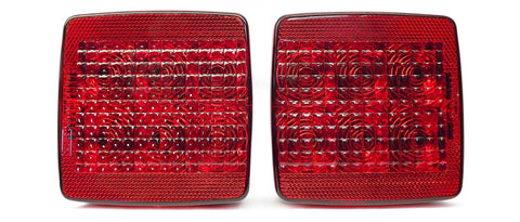 7 Function 4" Box Tail Light Right Side Pig Tail T85-RRRP-1