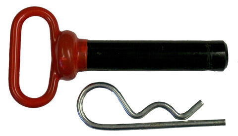 Receiver Pin 1" x 5.5" Red Handle w/Hair Pin