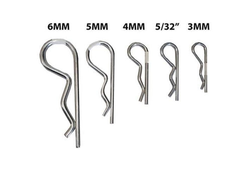 6mm Hair Pins / R Clip Cotter