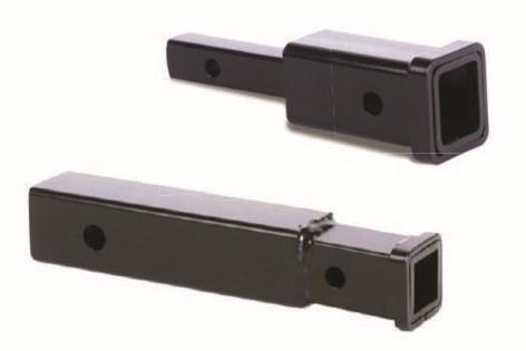 Hitch Adapter - 10" Long, Adapts 1 1/4" to 2" hole