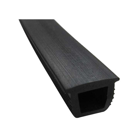 Rubber Outer Window Weatherstrip Black 5/8" W x 7/16" T x 15' L (99-4238-255)