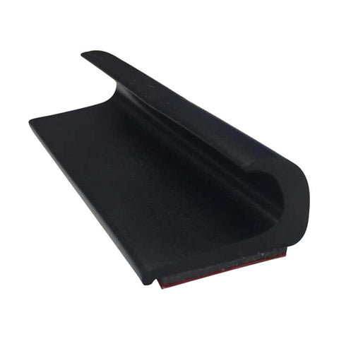 Peel N Stick Drip Rail Seal Black 7/8" T x 1/2" W x 6' L (99-4115-260)