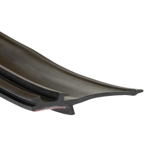 2 5/8" Peel N Stick Wiper Seal W/Track Black 15'L (99-4415-265)