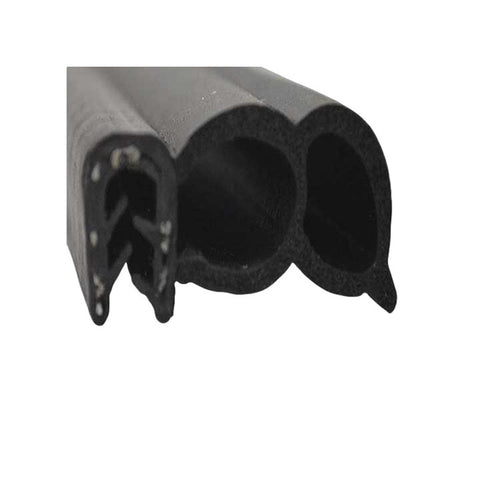 1 3/16" Double Side Bulb Push On Seal Black 15' L (99-4256-277)