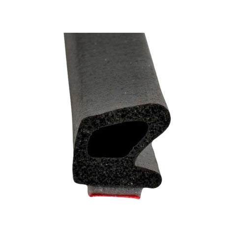 Peel N Stick Medium Hollow Triangular Seal Black 15'L (99-4449-277)