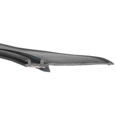 3 3/4" Peel N Stick Wiper Seal W/Track Black 60'L (99-4408-265)