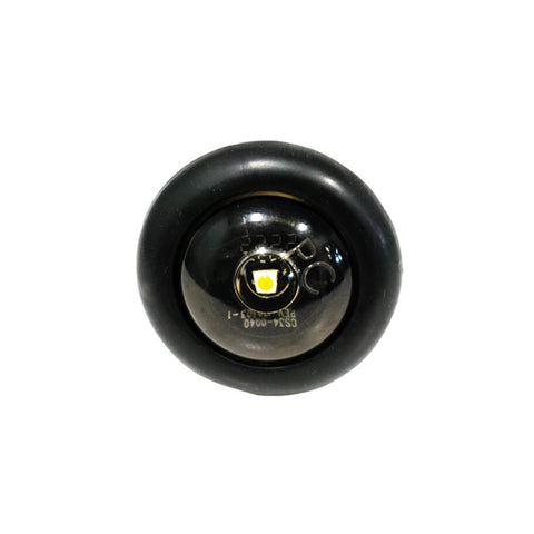 3/4" Amber Mini PC Sidemarker Tinted Lens W/Pigtail Wire (S34-AT09-1)