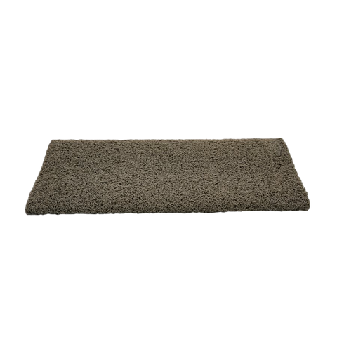 Scrub Rug Premium RV Step Rug | 17.5" x 18" Gray with UV-Resistant TPE Backing | 42964