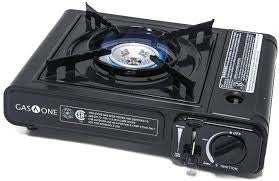 GasOne 7,650 BTU Portable Butane Camp Stove Black (GS-1000)