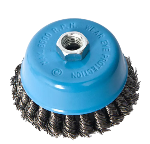 3" Twisted Wire Cup Brush with Nut (FWB58075B)