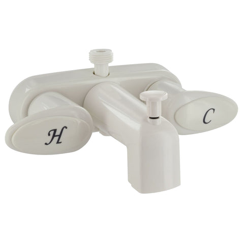 4" Tub/Shower Diverter "D" Spud White (PF223261)