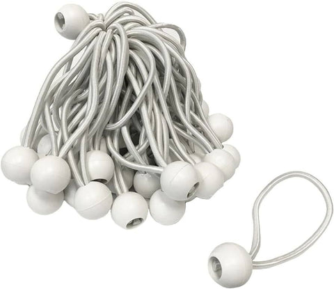 6" Ball Bungee White (single) 065MMWT