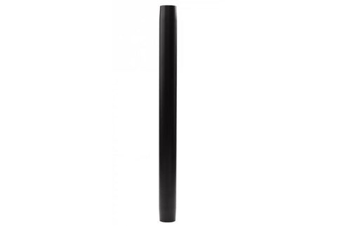 29-1/2" Steel Stationary Table Leg | Black Powder Coat Finish | Tapered Bottom | X-PCL-295-BLK
