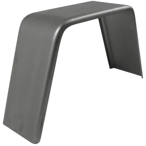 Smooth Steel | Flat Top Fender | 28"L x 8"W x 10"H | for Single Axle Trailer ***