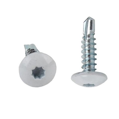 1lb of 1" Double Square Truss Screws - White
