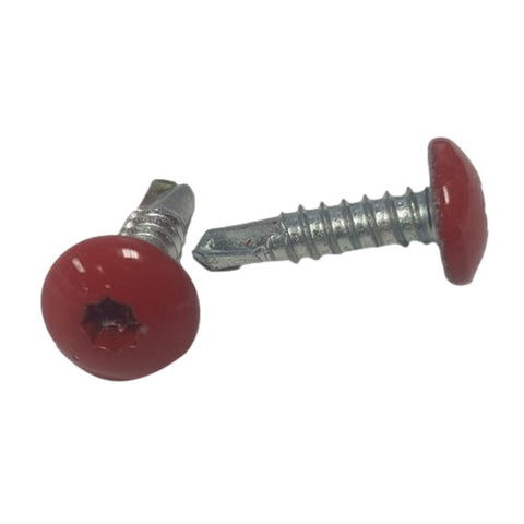 1lb of 1" Double Square Truss Screws - Red