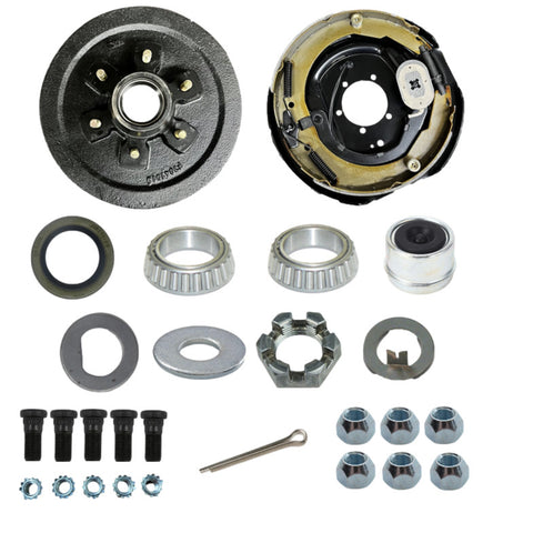 5200# Brake Drum 6-5.5 & 12" x 2" Brake Assembly (Kit) - RH