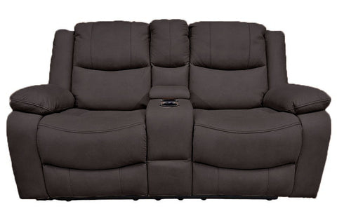 Great Lakes Comfort® Boston Series - Manual Theatre Couch - RV Wall Hugger - 67" Chocolate