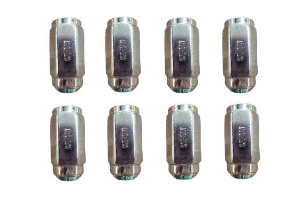 (8 Pack) 9/16" Chrome Lug Nut 2" Long Kit(09907)
