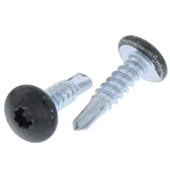 1 Box | 1" Long | Double Square Truss Screws | Black