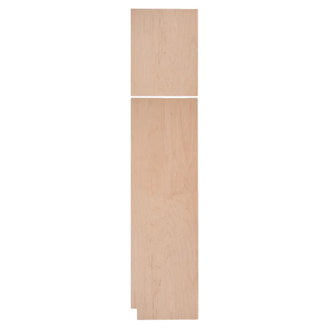 Right Pantry End Panel .25" x 23.25" x 90"  - Raw Maple