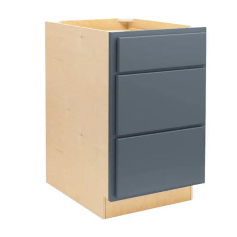 3 Drawer 21" Pots and Pans Base Cabinet - Needle Point Navy