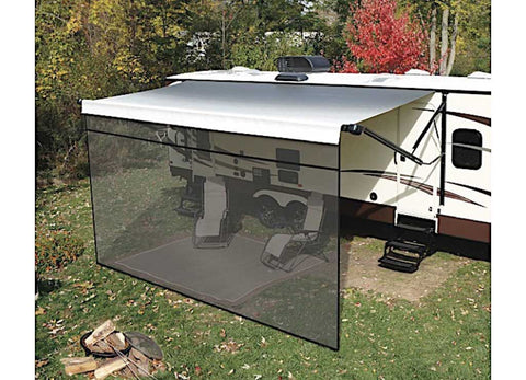 Lippert Black Front Panel Awning Shade - 8' x 15' (3797820815)