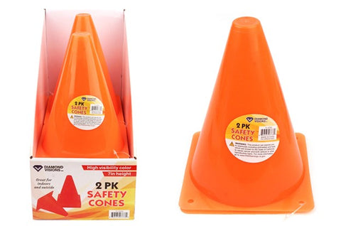 Orange Safety Cones 2 Pack