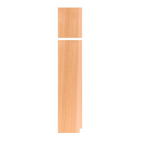 Left Pantry End Panel .25" x 23.25" x 96"  - Raw Cherry