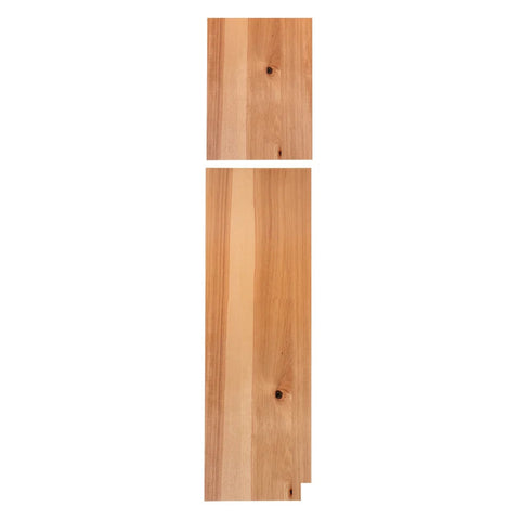 Left Pantry End Panel .25" x 23.25" x 84"  - Rustic Hickory