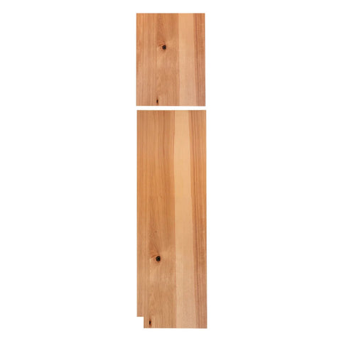 Right Pantry End Panel .25" x 23.25" x 96"  - Rustic Hickory