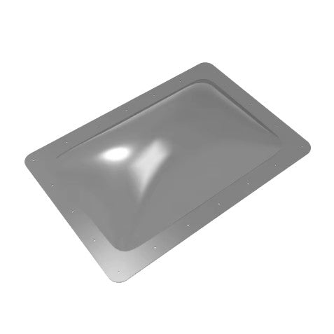 RV Skylight Replacement Outer Dome 26" x 18" Smoke Grey