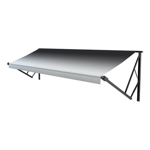 18' New Surplus | Solera Power Patio Awning & Arm Set | Black Fade