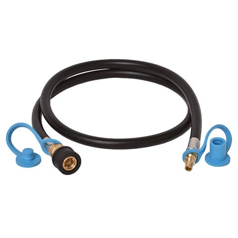 72″ Dual Quick Connect LP Gas Hose for RVs, Vans & Trailers | 1/4″ Propane Only | 100395-72